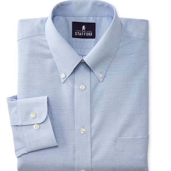 stafford travel wrinkle free oxford shirts